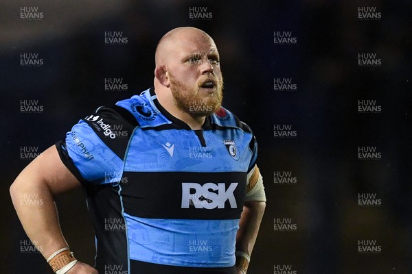 240126 - Cardiff Rugby v Benetton Rugby - United Rugby Championship - Corey Domachowski of Cardiff Rugby