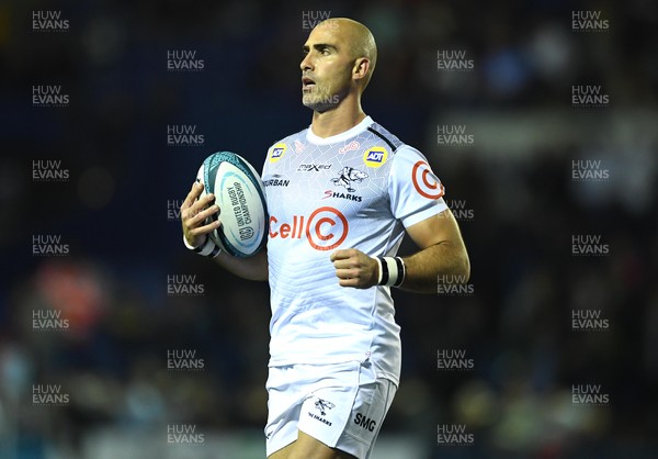 161021 - Cardiff Rugby v Cell C Sharks - United Rugby Championship - Ruan Pienaar of Sharks