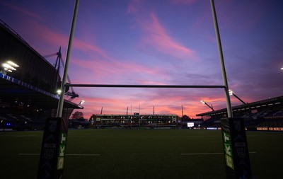 111025 - Cardiff Rugby v Connacht Rugby, United Rugby Championship - A general view of the Cardiff Arms Park ahead of the match