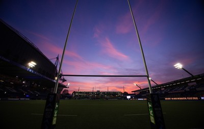 111025 - Cardiff Rugby v Connacht Rugby, United Rugby Championship - A general view of the Cardiff Arms Park ahead of the match
