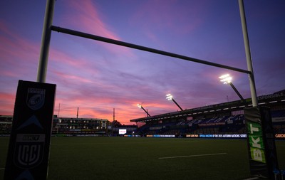 111025 - Cardiff Rugby v Connacht Rugby, United Rugby Championship - A general view of the Cardiff Arms Park ahead of the match