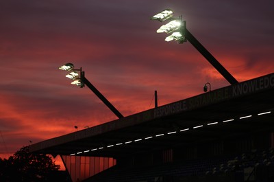 111025 - Cardiff Rugby v Connacht Rugby, United Rugby Championship - A general view of the Cardiff Arms Park ahead of the match