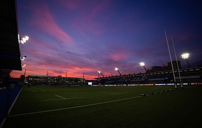 111025 - Cardiff Rugby v Connacht Rugby, United Rugby Championship - A general view of the Cardiff Arms Park ahead of the match