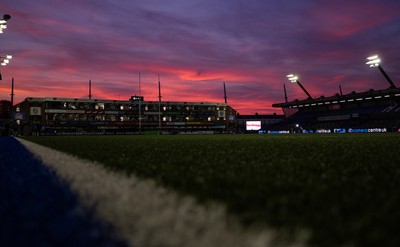111025 - Cardiff Rugby v Connacht Rugby, United Rugby Championship - A general view of the Cardiff Arms Park ahead of the match