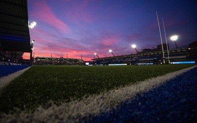 111025 - Cardiff Rugby v Connacht Rugby, United Rugby Championship - A general view of the Cardiff Arms Park ahead of the match