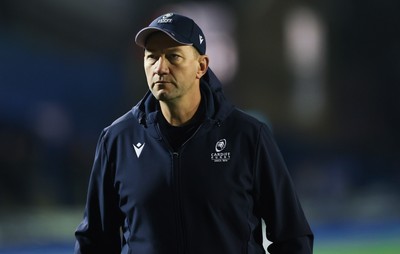 111025 - Cardiff Rugby v Connacht Rugby, United Rugby Championship - Cardiff Rugby head coach Corniel van Zyl