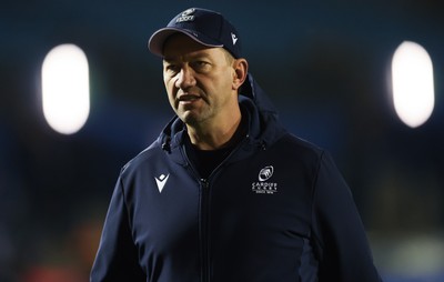 111025 - Cardiff Rugby v Connacht Rugby, United Rugby Championship - Cardiff Rugby head coach Corniel van Zyl