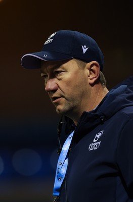 111025 - Cardiff Rugby v Connacht Rugby, United Rugby Championship - Cardiff Rugby head coach Corniel van Zyl