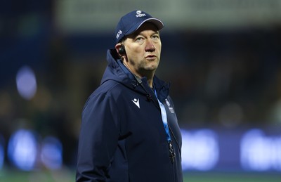 111025 - Cardiff Rugby v Connacht Rugby, United Rugby Championship - Cardiff Rugby head coach Corniel van Zyl