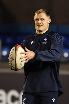 111025 - Cardiff Rugby v Connacht - United Rugby Championship - Aled Davies of Cardiff