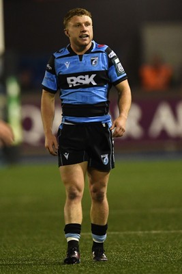 111025 - Cardiff Rugby v Connacht - United Rugby Championship - Tom Bowen of Cardiff Rugby