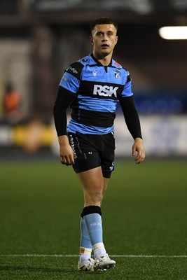 111025 - Cardiff Rugby v Connacht - United Rugby Championship - Cam Winnett of Cardiff Rugby