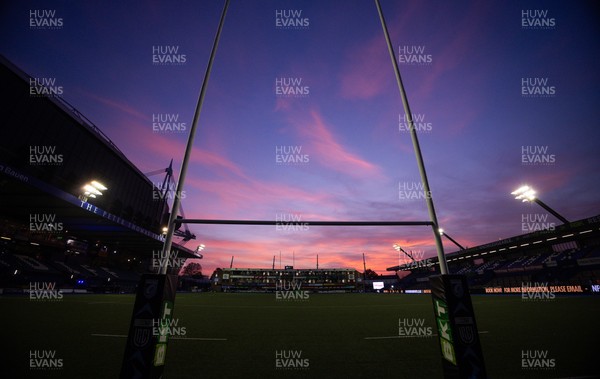 111025 - Cardiff Rugby v Connacht Rugby, United Rugby Championship - A general view of the Cardiff Arms Park ahead of the match