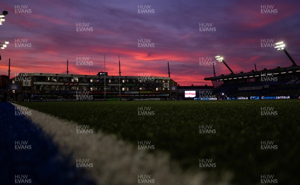 111025 - Cardiff Rugby v Connacht Rugby, United Rugby Championship - A general view of the Cardiff Arms Park ahead of the match