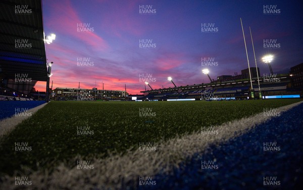 111025 - Cardiff Rugby v Connacht Rugby, United Rugby Championship - A general view of the Cardiff Arms Park ahead of the match