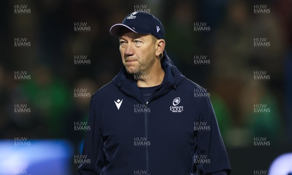 111025 - Cardiff Rugby v Connacht Rugby, United Rugby Championship - Cardiff Rugby head coach Corniel van Zyl