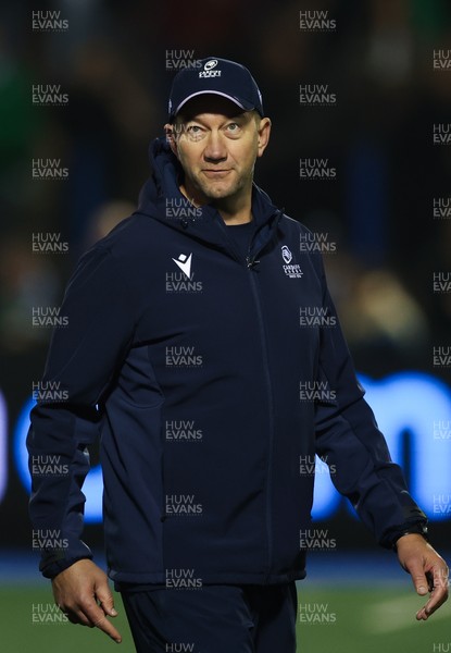111025 - Cardiff Rugby v Connacht Rugby, United Rugby Championship - Cardiff Rugby head coach Corniel van Zyl