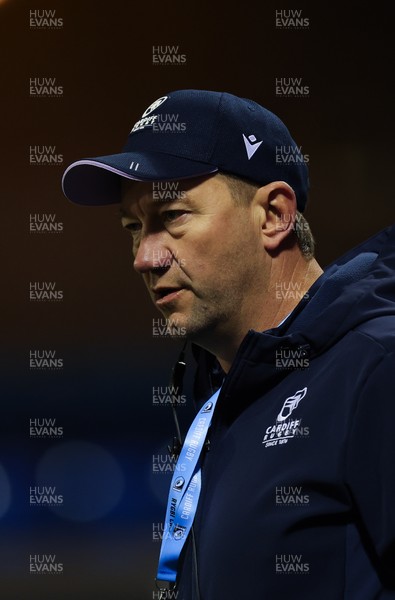 111025 - Cardiff Rugby v Connacht Rugby, United Rugby Championship - Cardiff Rugby head coach Corniel van Zyl