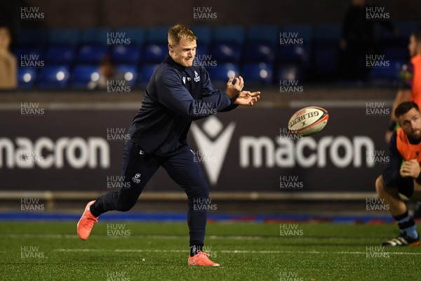 111025 - Cardiff Rugby v Connacht - United Rugby Championship - Aled Davies of Cardiff