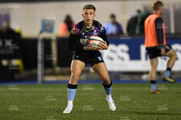 111025 - Cardiff Rugby v Connacht - United Rugby Championship - Cam Winnett of Cardiff Rugby
