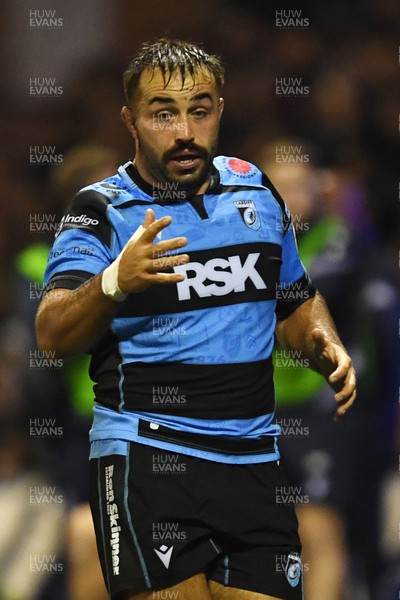 111025 - Cardiff Rugby v Connacht - United Rugby Championship - Liam Belcher of Cardiff Rugby
