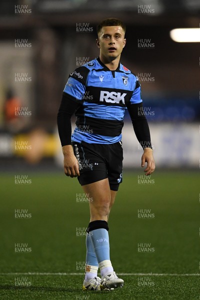 111025 - Cardiff Rugby v Connacht - United Rugby Championship - Cam Winnett of Cardiff Rugby