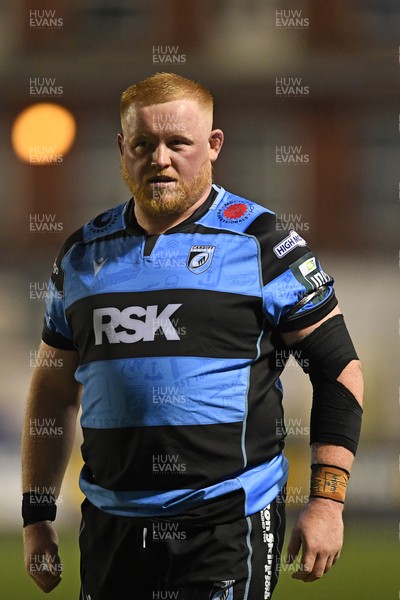111025 - Cardiff Rugby v Connacht - United Rugby Championship - Kieron Assiratti of Cardiff Rugby