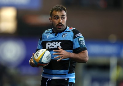 150526 - Cardiff Rugby v DHL Stormers - United Rugby Championship - Liam Belcher of Cardiff 