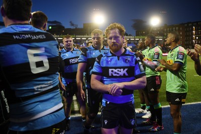 150526 - Cardiff Rugby v DHL Stormers - United Rugby Championship - Rory Jennings of Cardiff Rugby at full time