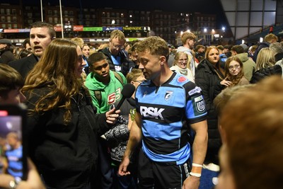 150526 - Cardiff Rugby v DHL Stormers - United Rugby Championship - Leigh Halfpenny of Cardiff Rugby at full time