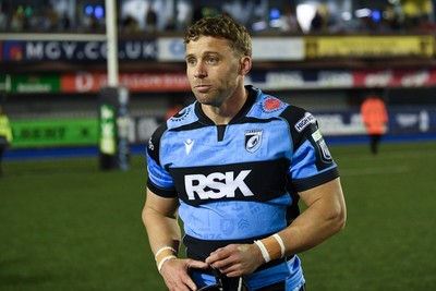 150526 - Cardiff Rugby v DHL Stormers - United Rugby Championship - Leigh Halfpenny of Cardiff Rugby at full time
