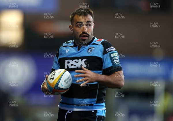 150526 - Cardiff Rugby v DHL Stormers - United Rugby Championship - Liam Belcher of Cardiff 