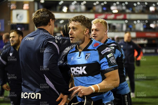 150526 - Cardiff Rugby v DHL Stormers - United Rugby Championship - Leigh Halfpenny of Cardiff Rugby at full time