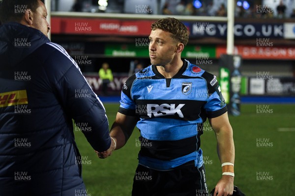 150526 - Cardiff Rugby v DHL Stormers - United Rugby Championship - Leigh Halfpenny of Cardiff Rugby at full time