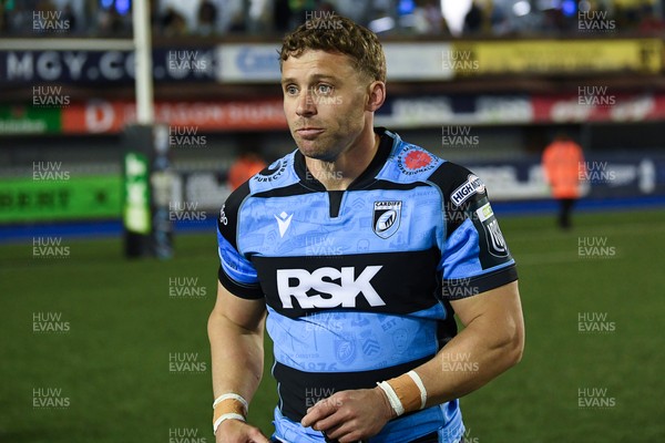150526 - Cardiff Rugby v DHL Stormers - United Rugby Championship - Leigh Halfpenny of Cardiff Rugby at full time