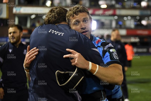 150526 - Cardiff Rugby v DHL Stormers - United Rugby Championship - Leigh Halfpenny of Cardiff Rugby at full time