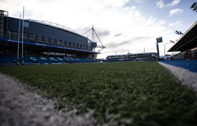 261225 - Cardiff Rugby v Dragons RFC, United Rugby Championship - A general view of Cardiff Arms Park ahead of the match