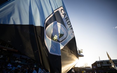 261225 - Cardiff Rugby v Dragons RFC, United Rugby Championship - Cardiff Rugby flags