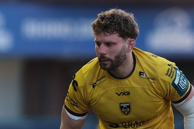 261225 - Cardiff Rugby v Dragons RFC, United Rugby Championship - Thomas Young of Dragons RFC