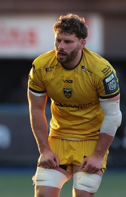 261225 - Cardiff Rugby v Dragons RFC, United Rugby Championship - Thomas Young of Dragons RFC