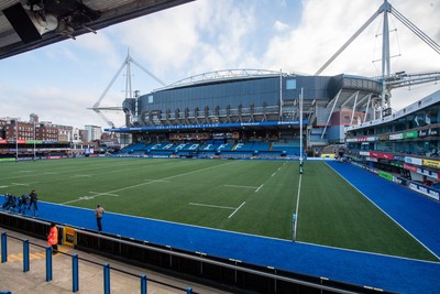 261225 - Cardiff Rugby v Dragons RFC - United Rugby Championship - A general view of Cardiff Arms Park