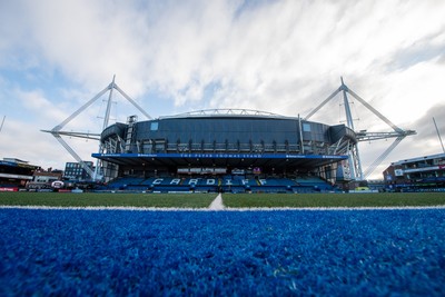 261225 - Cardiff Rugby v Dragons RFC - United Rugby Championship - A general view of Cardiff Arms Park