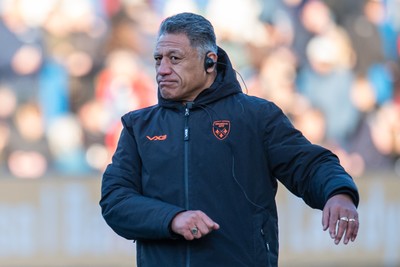 261225 - Cardiff Rugby v Dragons RFC - United Rugby Championship - Filo Tiatia Dragons Head Coach