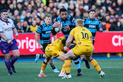 261225 - Cardiff Rugby v Dragons RFC - United Rugby Championship - Taulupe Faletau of Cardiff Rugby