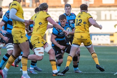 261225 - Cardiff Rugby v Dragons RFC - United Rugby Championship - Alex Mann of Cardiff Rugby