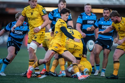 261225 - Cardiff Rugby v Dragons RFC - United Rugby Championship - Che Hope of Dragons  