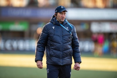 261225 - Cardiff Rugby v Dragons RFC - United Rugby Championship - Corniel Van Zyl of Cardiff Rugby