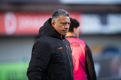 261225 - Cardiff Rugby v Dragons RFC - United Rugby Championship - Filo Tiatia Dragons Head Coach