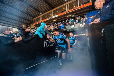 261225 - Cardiff Rugby v Dragons RFC - United Rugby Championship - Josh Adams of Cardiff Rugby