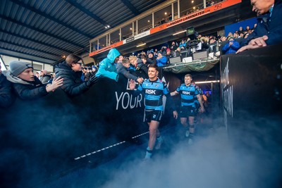 261225 - Cardiff Rugby v Dragons RFC - United Rugby Championship - Callum Sheedy of Cardiff Rugby